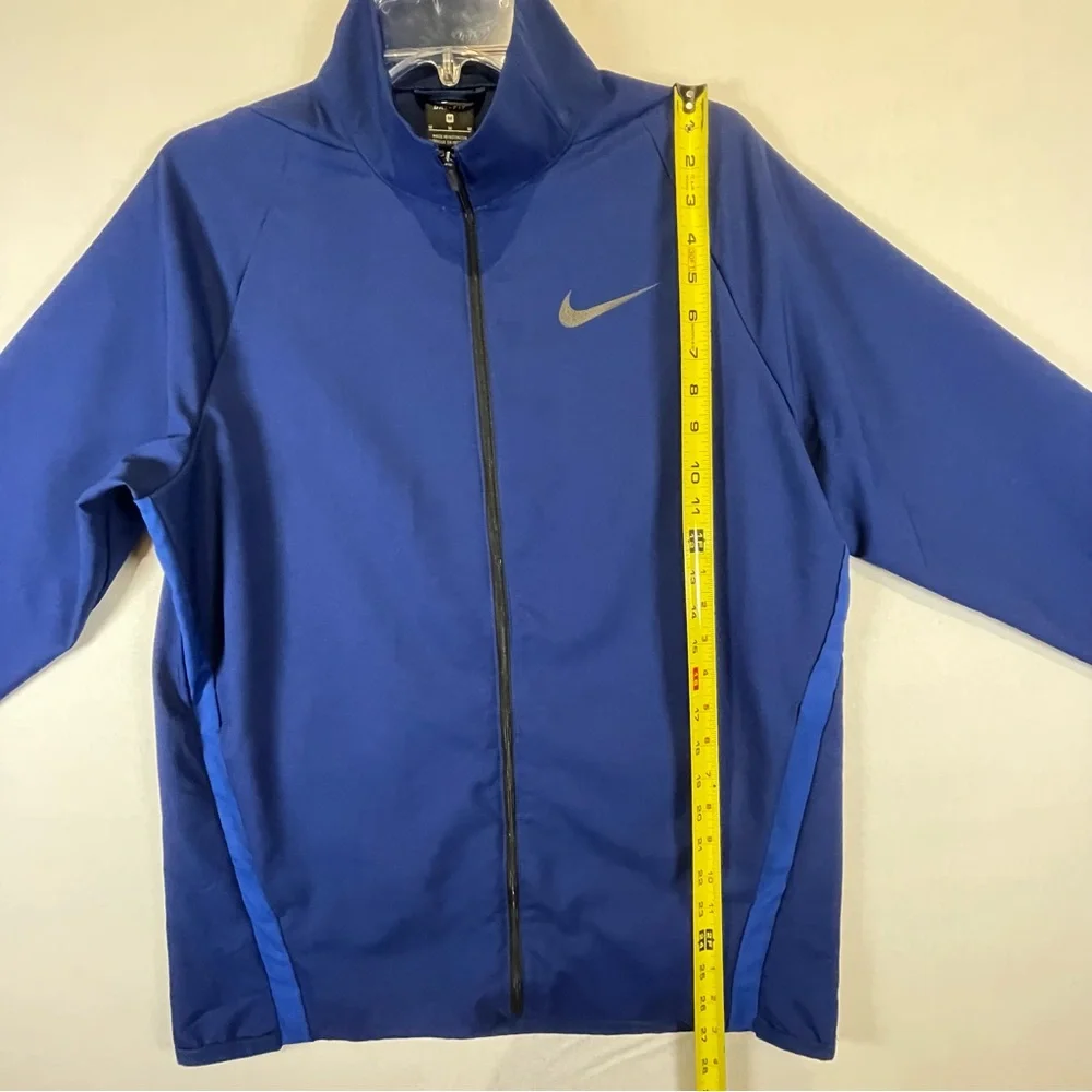 Nike Dri-FIT Jacket Men’s Medium Blue Full Zip Lightweight Golf Windbreaker